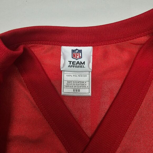 NFL Team Apparel Red Eli Manning #10 Polyester Jersey Size M With Little flaw - Picture 2 of 6